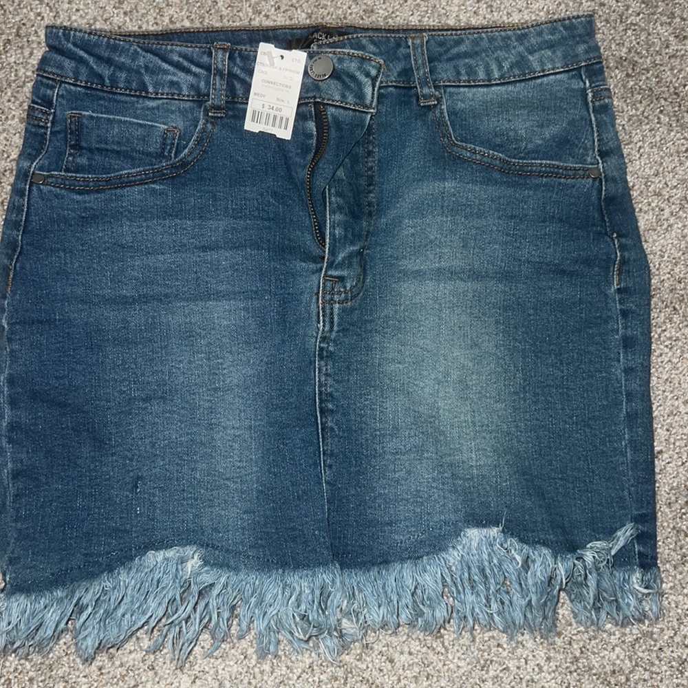 BLACK LABEL denim skirt NWT